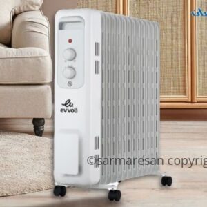 شوفاژ برقی ایوولی 13 پره فن دار مدل EVOH_13fMW