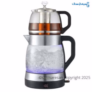 چای ساز گوسونیک مدل GST-783 ظرفیت ۱.۸ لیتر با قوری شیشه‌ای