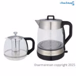 چای ساز گوسونیک مدل GST-783 ظرفیت ۱.۸ لیتر با قوری شیشه‌ای