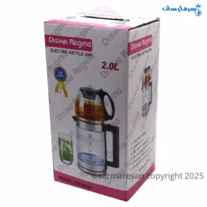 چای ساز دسینی مدل DR-6001 کتری ۲ لیتری قوری ۱ لیتری