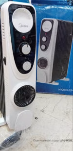 شوفاژ برقی مایدیا مدل NY2513-22HF فن دار 13 پره