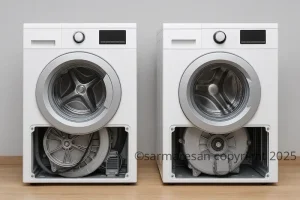 مزایا و معایب لباسشویی الجی Direct Drive (مقایسه با موتور تسمهای)