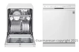 نظرات واقعی کاربران درباره ظرفشویی الجی ۱۴ نفره XD90W